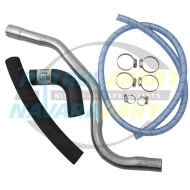 LRA Belly Fuel Tank Hose Pipe Fill Kit for Nissan Patrol GQ with 2nd Dual Tank