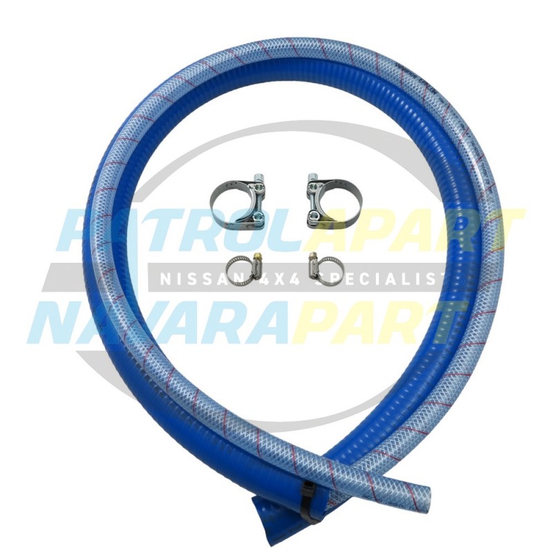 LRA Belly Sub Tank Blue Hose Fill Kit for Nissan Patrol GQ TB42 with LPG