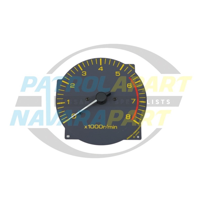 Reconditioned Yellow Dial Tacho for Nissan Patrol GQ RB30 Petrol