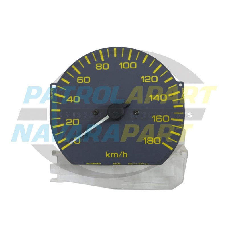 Reconditioned Yellow Dial Speedo 5 Screw for Nissan Patrol GQ Y60