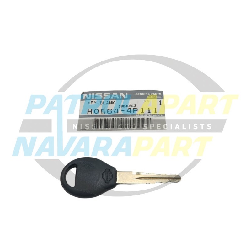 Genuine Nissan Patrol GU Blank Master Key