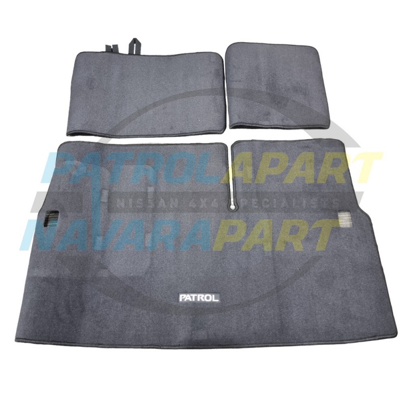 Genuine Nissan Patrol Y62 Rear Cargo Boot Area Carpet & Rear Seat Protectors