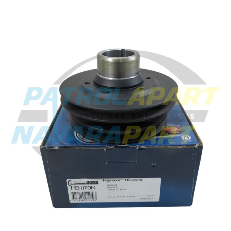 Harmonic Balancer for Nissan Patrol GU Y61 TD42T TD42TI Factory Turbo