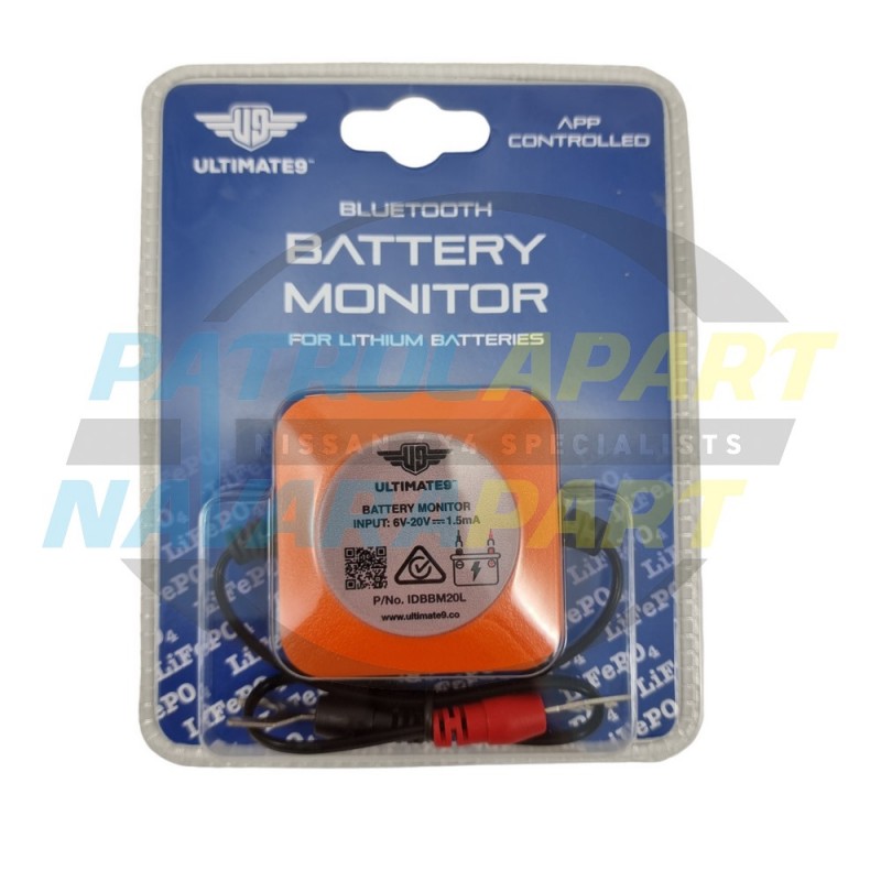 Ultimate9 IDRIVE Australia Bluetooth 12V LITHIUM Battery Monitor Alarm