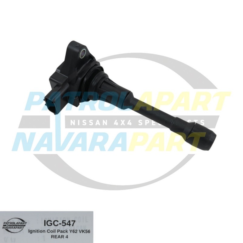 Rear Ignition Coil Pack For Nissan Patrol Y62 VK56