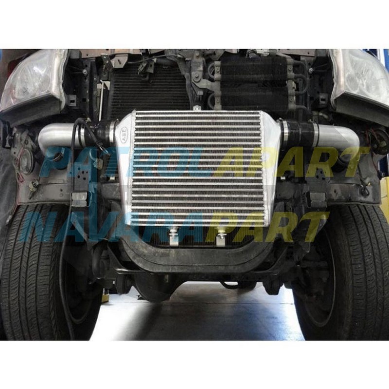 HPD 450x300x76mm Front Mount Intercooler Kit for Nissan Patrol GU TD42TI