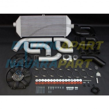 HPD 600x300x76mm Front Mount Intercooler Kit for Nissan Patrol GU TD42TI