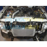 HPD 600x300x76mm Front Mount Intercooler Kit for Nissan Patrol GU TD42Ti