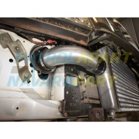 HPD 600x300x76mm Front Mount Intercooler Kit for Nissan Patrol GU TD42Ti