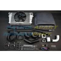 HPD Large 450mm Top Mount Intercooler Kit for Nissan Patrol GU TD42T