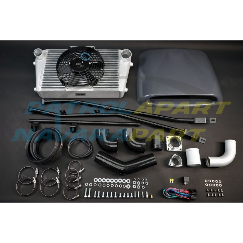 HPD Large 450mm Top Mount Intercooler Kit for Nissan Patrol GU TD42