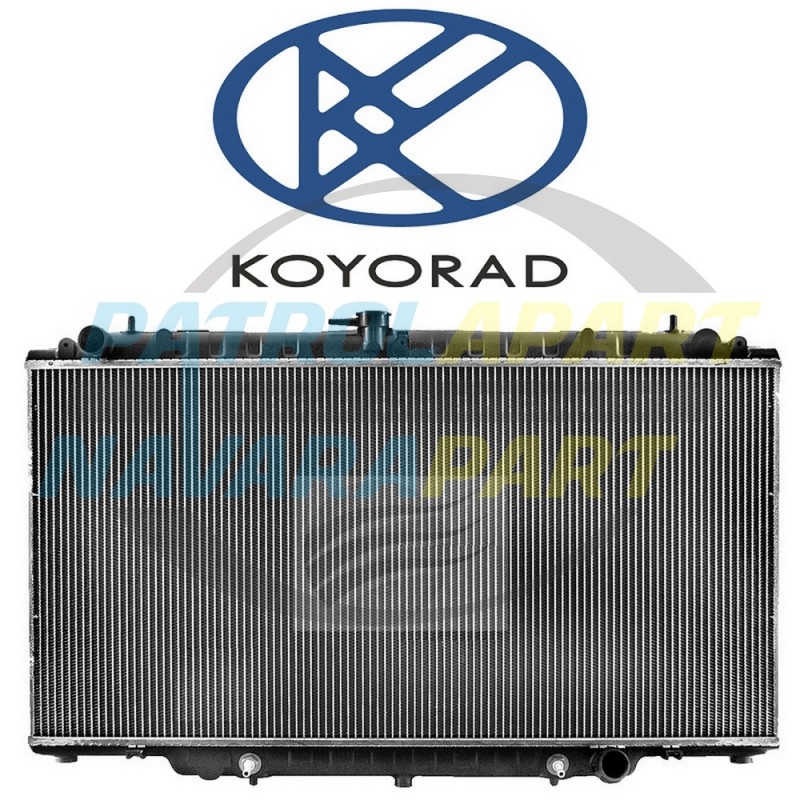 KOYORAD Aluminium/Plastic Radiator for Nissan Patrol GU Y61 TB45 Auto