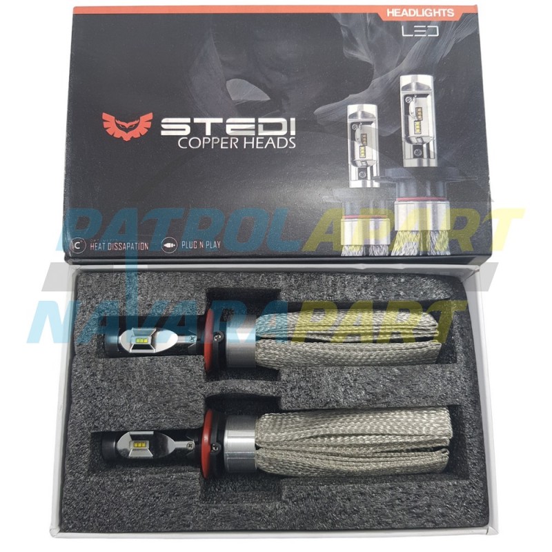 STEDI Copper Head H11 LED Head Light Conversion Kit Y62 Patrol Hi/Low