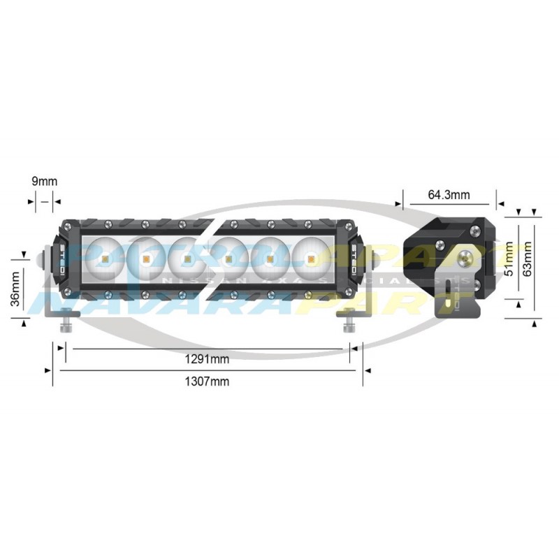 STEDI 51.5 Inch 50 LED Slim Light Bar