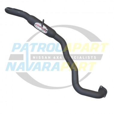 Exhaust Tailpipe with resonator Suit Nissan Patrol GU Y61 TB45 TB48