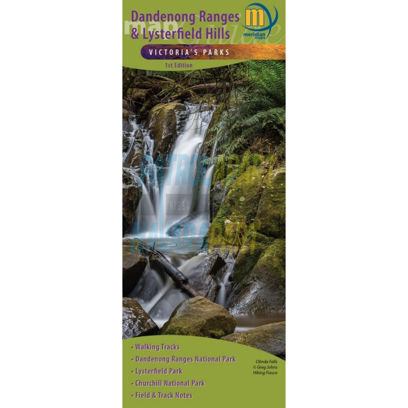 Meridian Map Dandenong Ranges & Lysterfield Hills 1st Edition