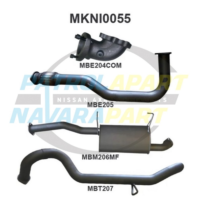 Manta Exhaust for Nissan Patrol Y61 Turbo TD42T 3