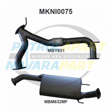 Manta Exhaust for Nissan Patrol Y62 Y Pipe & Muffler M/S