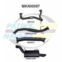 Manta Exhaust for Nissan Patrol Y62 Cat Back Loud with Muffler & HotDog