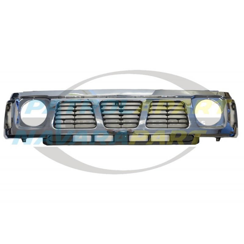 Bling Chrome Grille for Nissan Patrol GQ Y60 Series 1