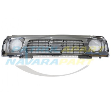 Bling Chrome Front Grille for Nissan Patrol GQ Series 2 10/1994 on