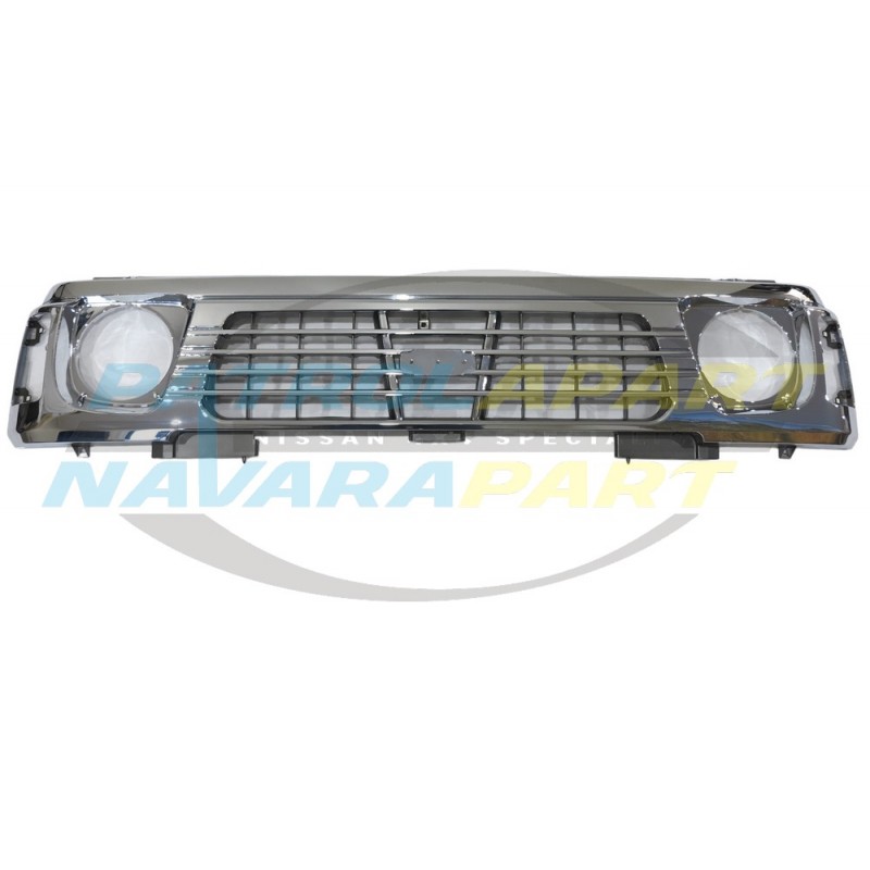 Bling Chrome Front Grille for Nissan Patrol GQ Series 2 10/1994 on