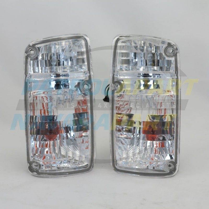 Crystal Corner Indicator Light Set suit Nissan Patrol GQ Y60 Series 1