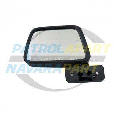 Aftermarket Manual Mirror Suit Nissan Patrol GQ Left hand Side In Black