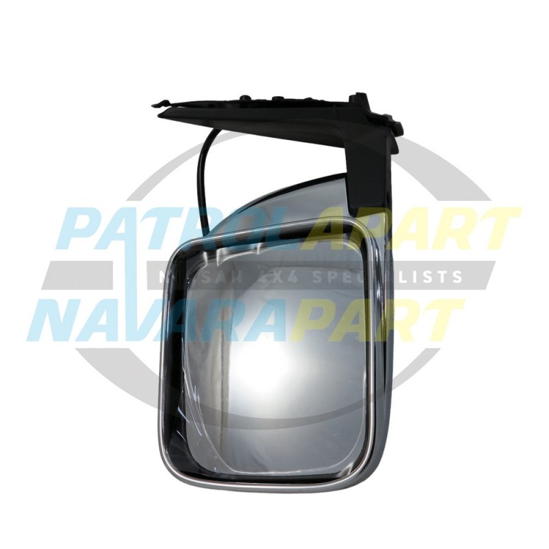 Left Hand Electric Chrome Mirror for Nissan Patrol GU Y61 Series 4