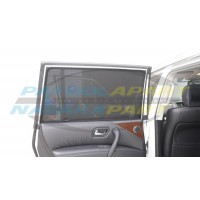 Snap Sunshade For Nissan Patrol Y62 2nd Row Rear Window Set