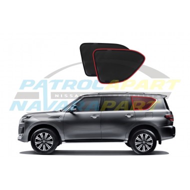 Snap Sunshade For Nissan Patrol Y62 3rd Row Cargo Window Set