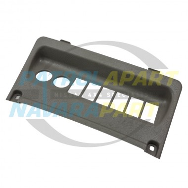 Kenay Kustoms Dash Lower Switch Panel for Nissan Patrol GU Y61 Colour Code K