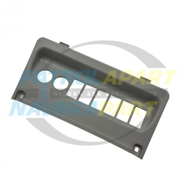 Kenay Kustoms Dash Lower Switch Panel for Nissan Patrol GU Y61 Colour Code W