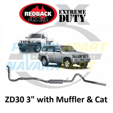 REDBACK Exhaust suits Nissan Patrol GU ZD30 3