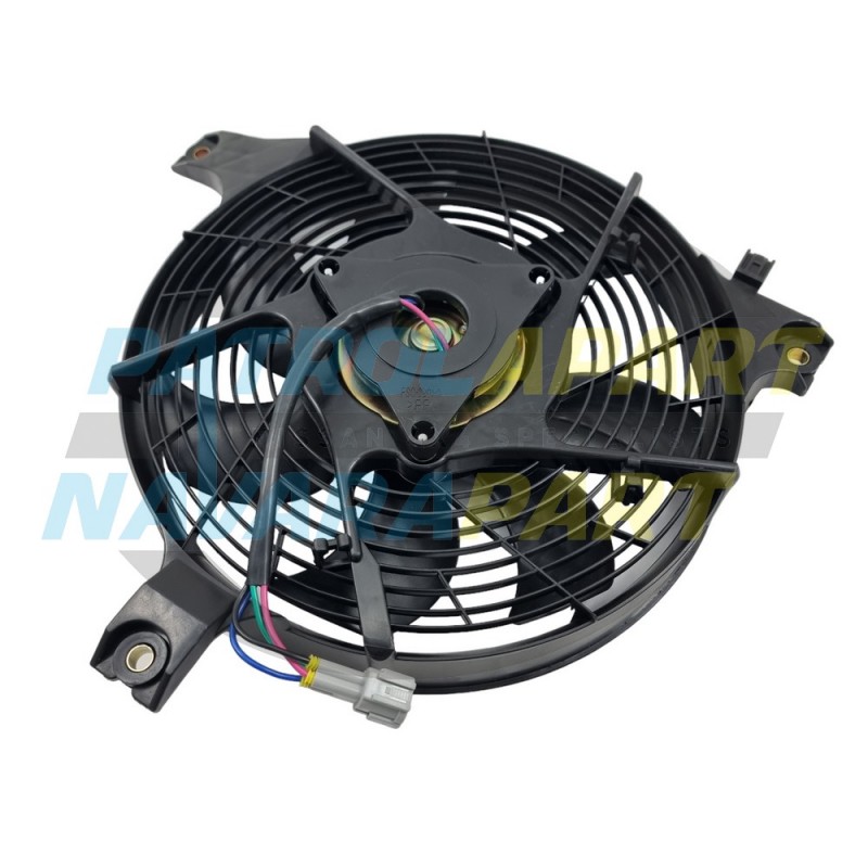 Right Hand 4 Pin Thermo Condenser Fan fits Nissan Patrol GU Y61 TD42 RD28 ZD30 TB45