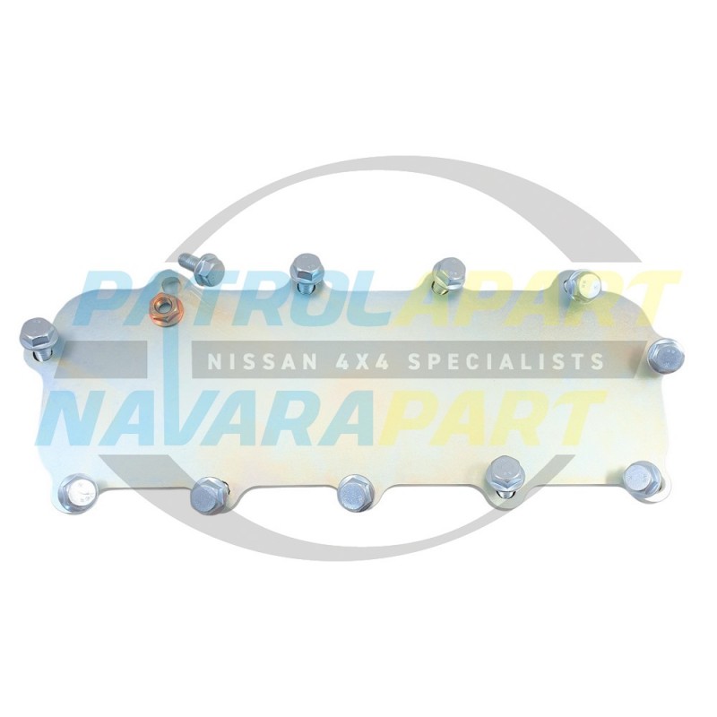 Oil Cooler Cover Blanking Plate for Nissan Patrol GQ Y60 TB42