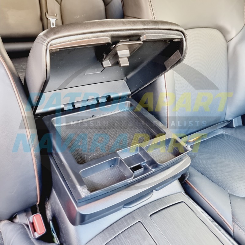 Raised Centre Console High Lid Sliding Extended suits Nissan Patrol Y62