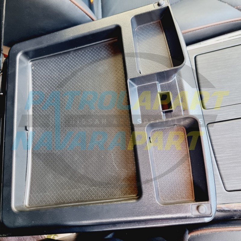 Raised Centre Console High Lid Sliding Extended suits Nissan Patrol Y62