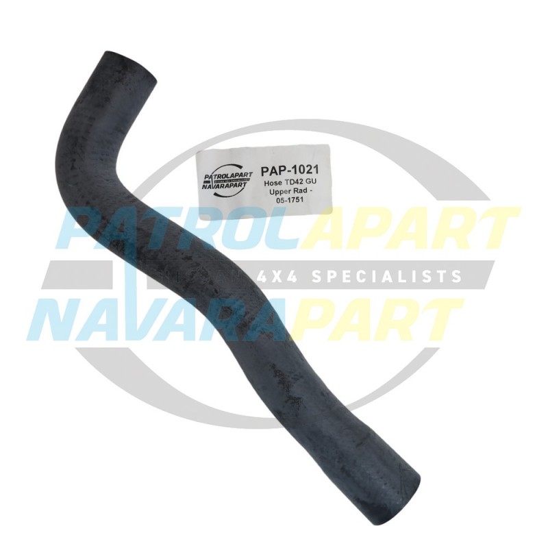 Radiator Hose Upper Suit Nissan Patrol GU Y61 TD42