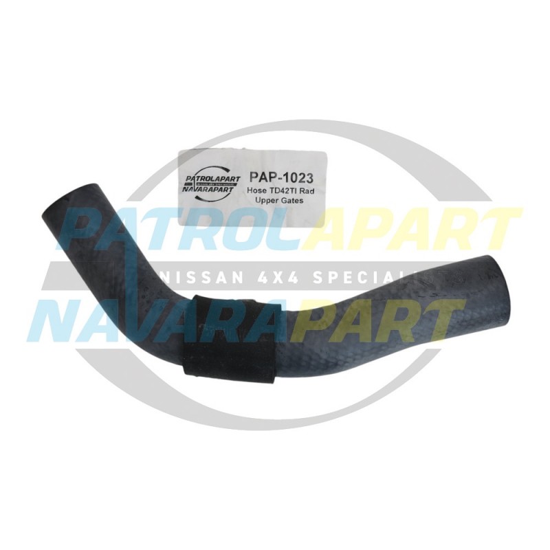 Radiator Hose Upper suits Nissan Patrol GU Y61 TD42TI