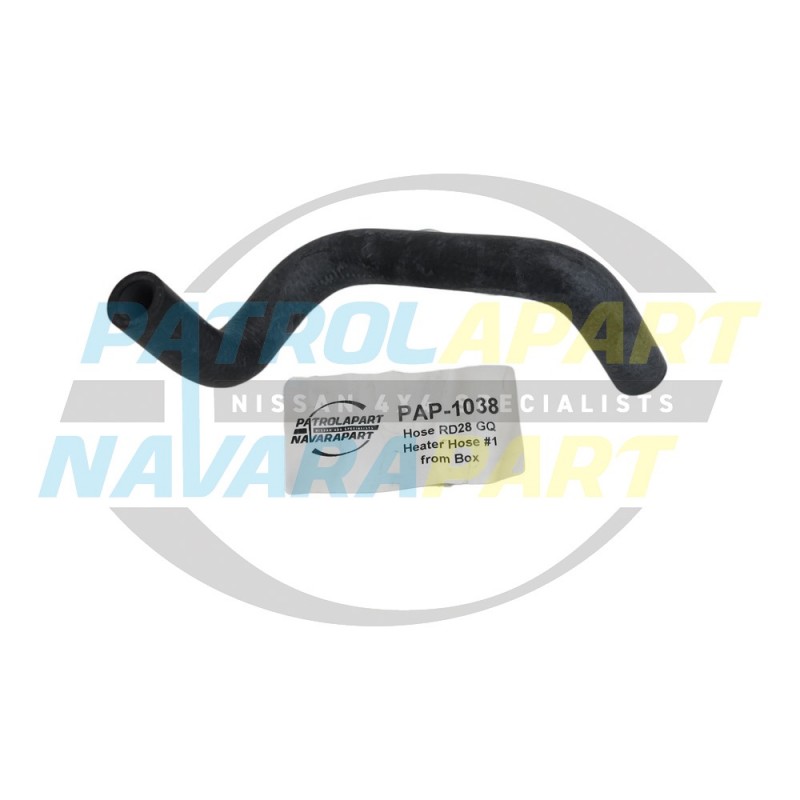 Heater Hose  #1 from Heater Box Suit Nissan Patrol GQ RD28