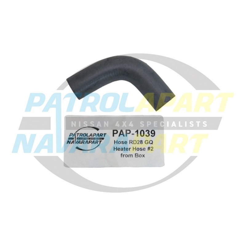 Heater Hose  #2 from Heater Box Suit Nissan Patrol GQ RD28