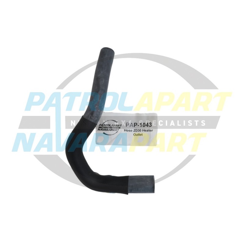 Heater Outlet Hose suits Nissan Patrol GU ZD30