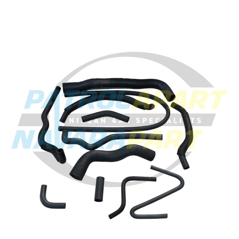 Heater & Radiator Hose kit Complete for Nissan Patrol GU Y61 TB45