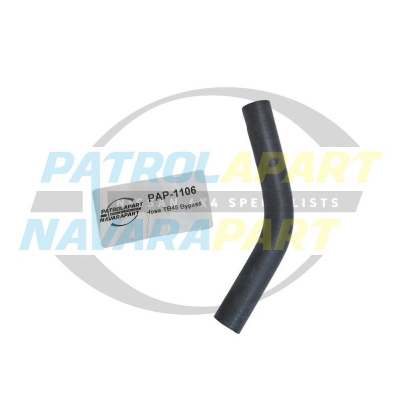 Heater Bypass Hose to Thermostat suits Nissan Patrol GU Y61 TB45