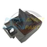 Manual Gear Shifter Surround - Woodgrain For Nissan Patrol GU Series 1-3 (ST, TI Models)