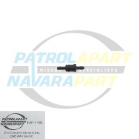 Injector Bleed Off Return One-way Non Return Valve Suit Nissan Patrol GU ZD30CR