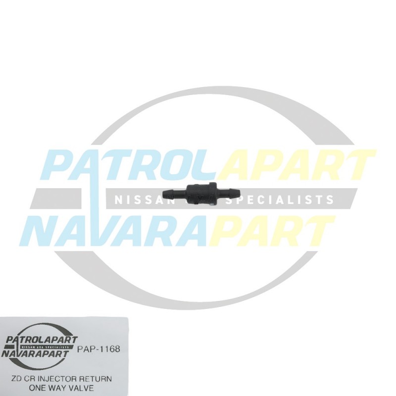 Injector Bleed Off Return One-way Non Return Valve Suit Nissan Patrol GU ZD30CR