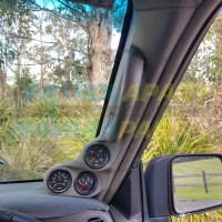 PATROLAPART Triple 3 Gauge Holder Pillar Pod - Nissan Patrol GU Y61 - Colour K