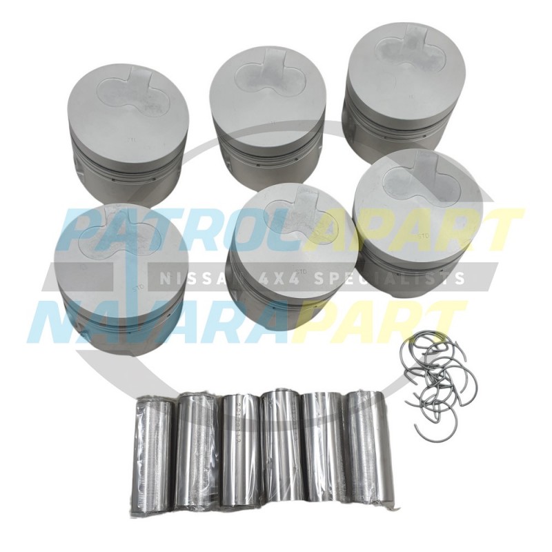 Factory Turbo Piston TD42t TD42ti for Nissan Patrol GU Y61 Set 6